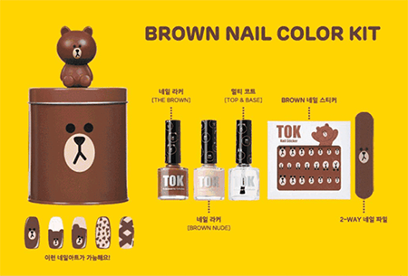 TOK LINE FRIENDS美甲攻略來(lái)啦，漂亮到想！舔！手！指！